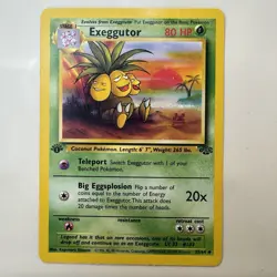 Pokemon Exeggutor 35/64 Jungle 1st Edition Regular Card NM - Image 1