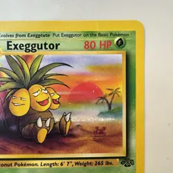 Pokemon Exeggutor 35/64 Jungle 1st Edition Regular Card NM - Image 3