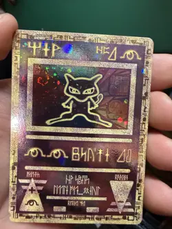 Pokemon Ancient Mew swirl Promo Holo Card 1999-2000 Trading Card Game - Image 1