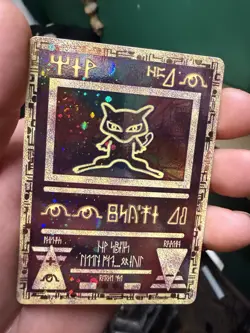 Pokemon Ancient Mew swirl Promo Holo Card 1999-2000 Trading Card Game - Image 4