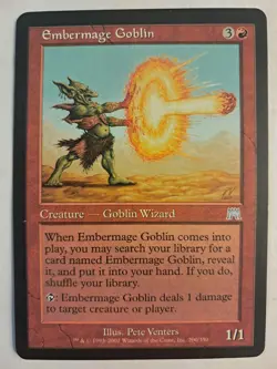 Embermage Goblin [Onslaught] (200/350) Magic MTG LP BULK DISCOUNT - Image 1