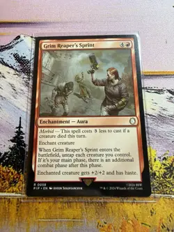 Grim Reaper's Sprint [Universes Beyond Fallout] NM MTG - Image 2