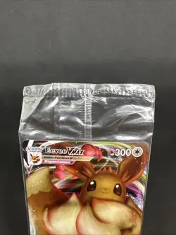 Pokemon TCG Eevee VMAX SWSH087 Shining Fates ETB Black Star Promo Factory Sealed - Image 3