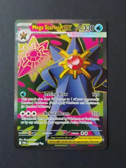 Mega Starmie Ex Full Art 102/088 Pokemon TCG Perfect Order English IN HAND - Image 1