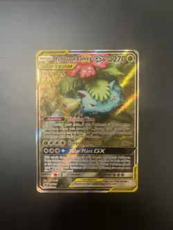 Venusaur & Snivy GX Tag Team SM229 Ultra Rare Sun & Moon Pokemon Near Mint - Image 1