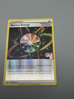 Aurora Energy Holo Prize Pack Series 1 Promo Pokemon Card Play Stamp Nice! - Image 2