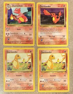 🔥Charmeleon/Charmander Bundle Of 4 1995 Pokemon - Great Condition! - Image 1