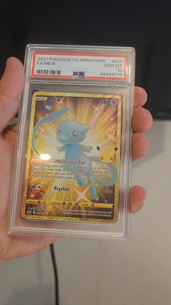 2021 Pokemon Celebrations Golden Mew (Secret) 025/025 Holo PSA 10 - Image 2