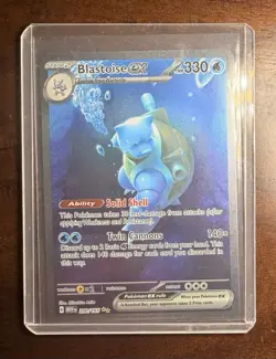 Pokemon Blastoise EX 200/165 Special Illustration Rare SV Scarlet & Violet 151 - Image 4