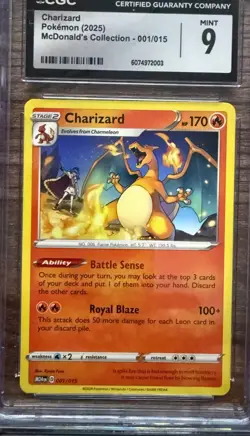 Pokemon GRADED Card Lot Pikachu Charizard Celebrations Holo RARE MISCUT - Image 3