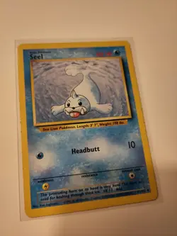Pokemon TCG Seel Base Set 41/102 Regular Unlimited Uncommon - Image 1
