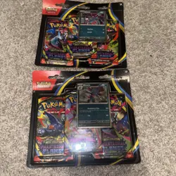Pokemon Mega Evolution Phantasmal Flames 3Pk Blister LOT Sneasel & Weaville NEW - Image 1