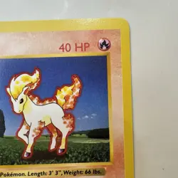 Ponyta Common Unlimited Base Set (Shadowless) 060/102 NM Pokemon TCG - Image 4
