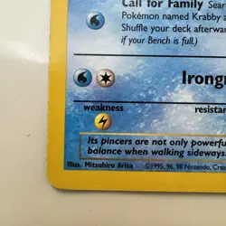 1st Edition Krabby 51/62 Pokemon TCG Base Set Fossil NEAR MINT NM - Image 5