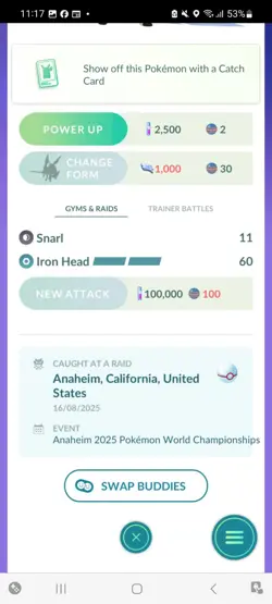 Pokemon Go Legendary Shiny Zacian - Image 2