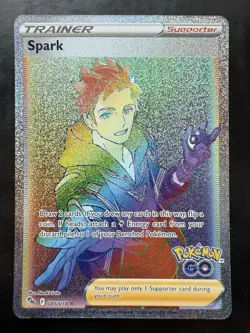 Pokemon Go Spark 085/078 Rainbow Secret Rare Holo (NM) - Image 1