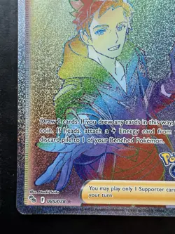 Pokemon Go Spark 085/078 Rainbow Secret Rare Holo (NM) - Image 4