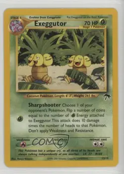 Exeggutor Pokemon Southern Islands Collection #13 2001 - Image 1
