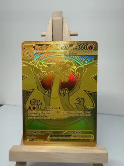 Pokemon TCG Mega Charizard X Ex Phantasmal Flames Holo Mega Rare 360 HP 130/094 - Image 1