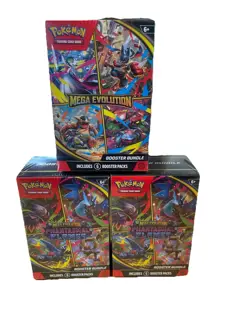 Pokemon (1)Mega Evolution & (2)Phantasmal Flames Sealed Booster Boxes - Image 1