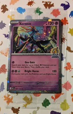 Pokemon TCG Xerneas 064/132 Asian English Promo Stamp Sealed 2025 *US Seller* - Image 1