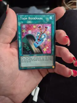 Yugioh! BLCR-EN067 Toon Bookmark 1st Edition Secret Rare NM - Image 1