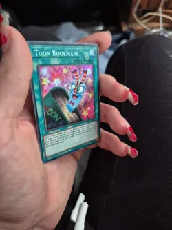 Yugioh! BLCR-EN067 Toon Bookmark 1st Edition Secret Rare NM - Image 2