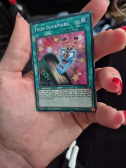 Yugioh! BLCR-EN067 Toon Bookmark 1st Edition Secret Rare NM - Image 3