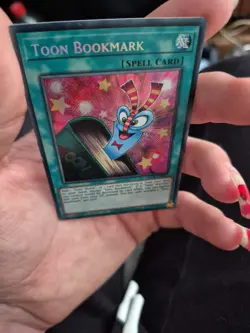 Yugioh! BLCR-EN067 Toon Bookmark 1st Edition Secret Rare NM - Image 4