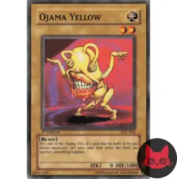 Yugioh Ojama Yellow IOC-001 Common 1st Edition NM - Image 1