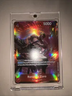 One Piece Roronoa Zoro SR ST21-015 Parallel Starter Deck English MINT Card - Image 1