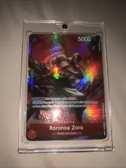 One Piece Roronoa Zoro SR ST21-015 Parallel Starter Deck English MINT Card - Image 4