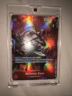 One Piece Roronoa Zoro SR ST21-015 Parallel Starter Deck English MINT Card - Image 5