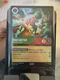 Disney Lorcana Card D23 Promo Mad Hatter Gold Member 2026 Unruly Eccentric - Image 1