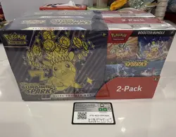 Pokemon Surging Sparks Elite Trainer Box + Booster Bundle COSTCO IN HAND - Image 1