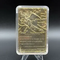 Pokemon Vintage 1999 23K Gold Plated Card Nintendo Limited Edition CHARIZARD - Image 2