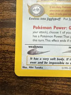 Pokemon TCG Igglybuff Neo Discovery Card 40/75 - Image 3