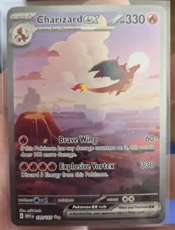 Pokemon TCG Charizard EX Scarlet & Violet 151 Card Sir 199/165 - Image 1