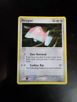 Porygon 47/112 2004 EX FireRed & LeafGreen Pokemon Card Reverse Holo - MP - Image 1