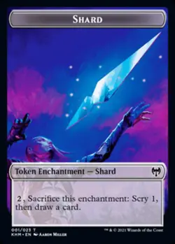 1 x Shard Token - Kaldheim - Light Play - MTG - Image 1