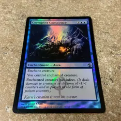 Magic the Gathering Corrupted Conscience Mirrodin Besieged Foil - Image 2