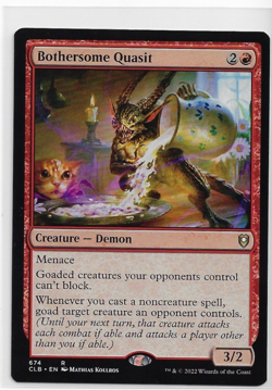 Bothersome Quasit Commander Legends: Battle for Baldur's Gate Regular (NM) #674 - Image 1