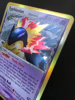 Typhlosion 12/101 Dragon Frontiers Set Pokemon holo rare card - Image 2