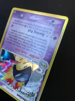 Typhlosion 12/101 Dragon Frontiers Set Pokemon holo rare card - Image 3