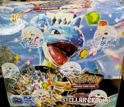 Stellar Crown Pokemon Booster Box 36 packs! Factory Sealed 1 box limited deal! - Image 1