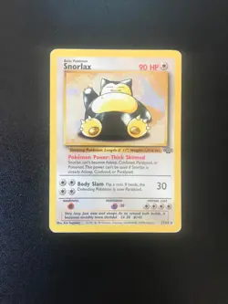 Pokemon TCG Snorlax Jungle 27/64 Regular Unlimited Rare - Image 1