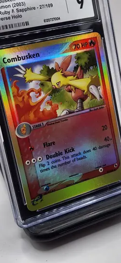 Combusken - Pokemon EX Ruby & Sapphire Reverse Holo 27/109, Mint (CGC 9) - Image 2