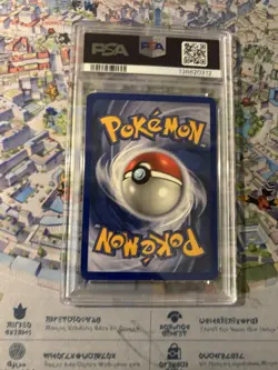 2000 Pokemon Black Star Mew Holo Promo Pokemon League #9 PSA 8 Cert# 138820312 - Image 3