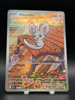 Minccino #152/086 Pokemon 2025 Black Bolt NM Full Art - Image 1