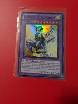 Elemental Hero Tempest LCGX-EN048! Super Rare Unlimited! NM! - Image 1